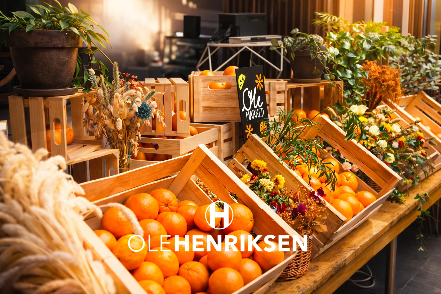 Scénographie de l’événement Ole Henriksen